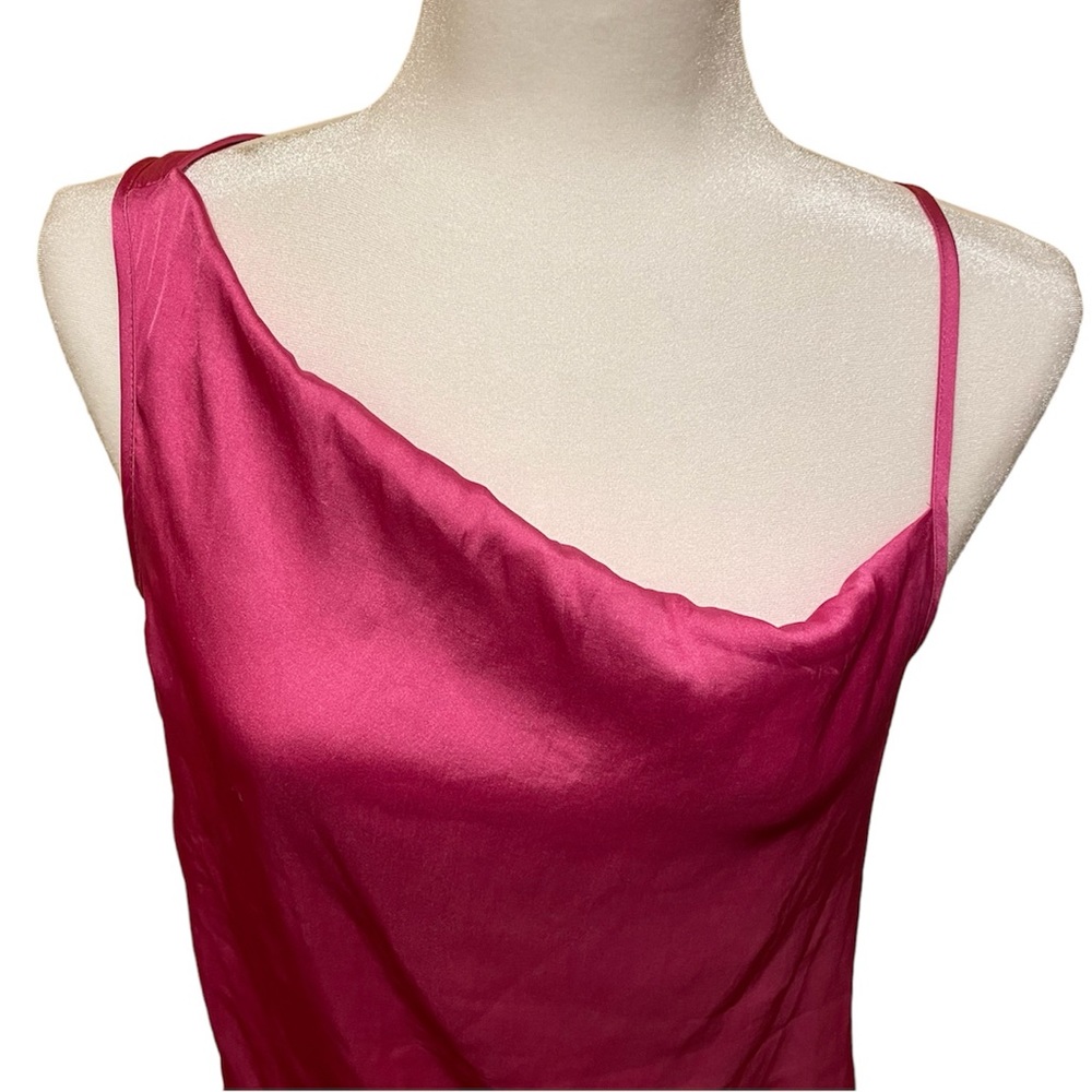 ❄️ 5/$25 Sincerely Jules Satin Pink Top Small - Picture 3 of 8